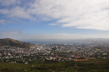 View at the feet of Table Mountain